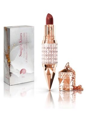 2 la Predire Prestige diamond red shinny lasting lipstick! Sangria kisses! $180